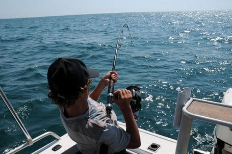 fishing with group