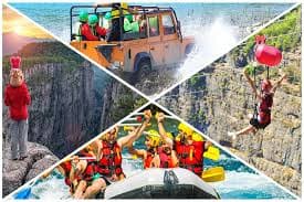 Rafting with Tazi Canyon, Big Zipline and Jeep Safari